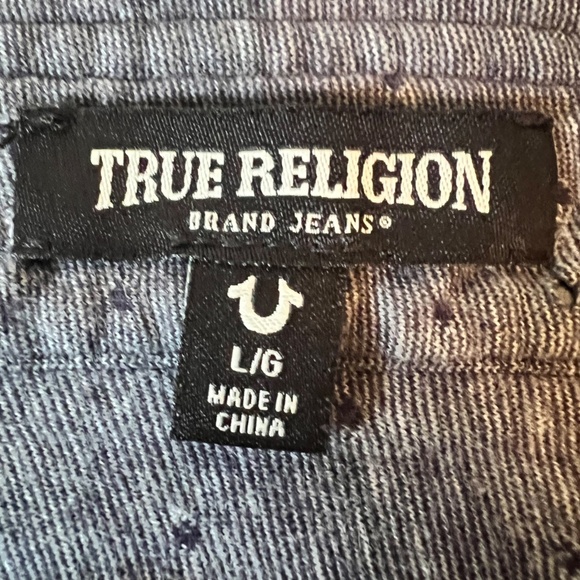 True Religion Men's Button Up Size L - Picture 7 of 8
